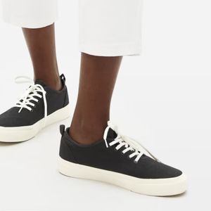 Everlane The Forever Sneaker, Black, Size W11 M9